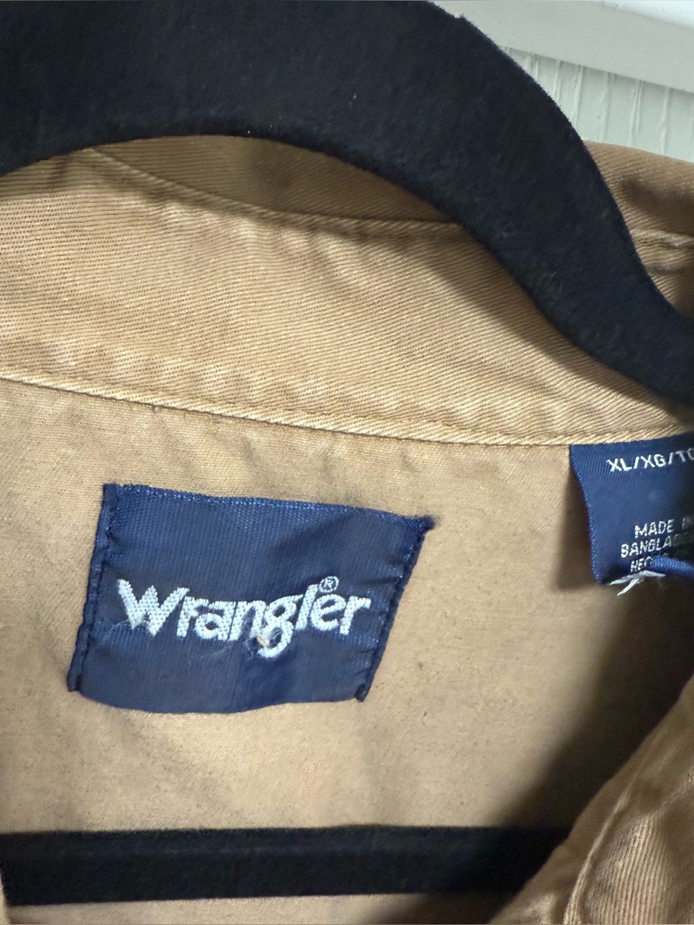 Wrangler Brown Western Snap Shirt - Picture 5 of 6